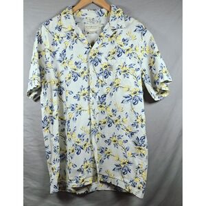 Denim & Supply Ralph Lauren Floral Short Sleeve‎ Shirt Cotton Regular Men Large
